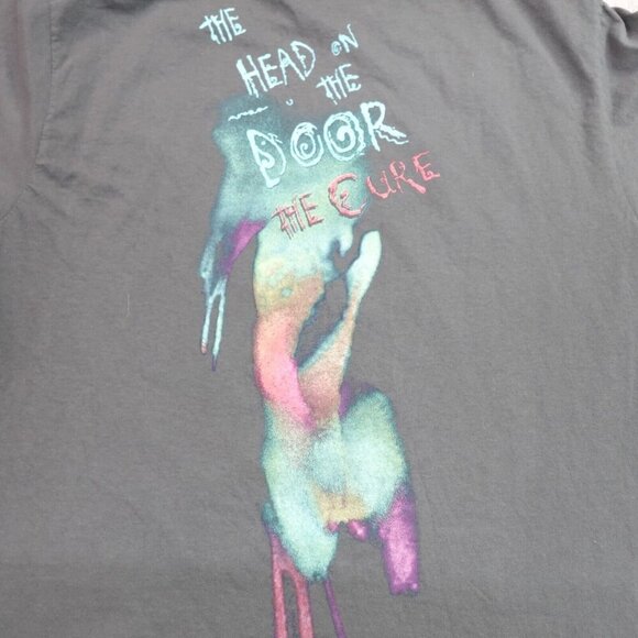 THe Cure Shirt Medium Gray Double Sided The Head on the Door NEW - Picture 1 of 8